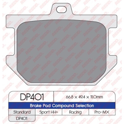 J. PASTILHA DE FREIO DP401