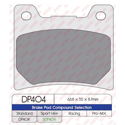 J. PASTILHA DE FREIO DP404