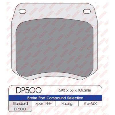 J. PASTILHA DE FREIO DP500