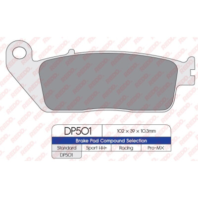J. PASTILHA DE FREIO DP501
