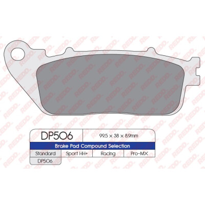 J. PASTILHA DE FREIO DP506