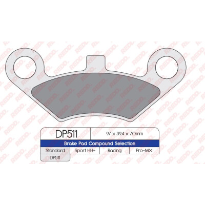 J. PASTILHA DE FREIO DP511