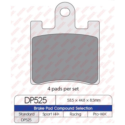 J. PASTILHA DE FREIO DP525