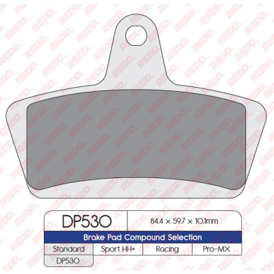 J. PASTILHA DE FREIO DP530
