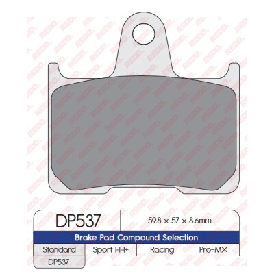 J. PASTILHA DE FREIO DP537