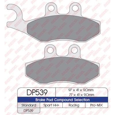 J. PASTILHA DE FREIO DP539