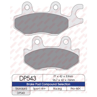 J. PASTILHA DE FREIO DP543