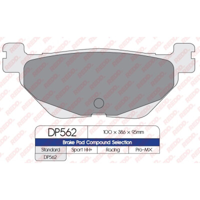 J. PASTILHA DE FREIO DP562