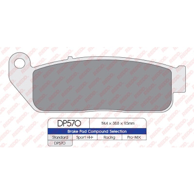 J. PASTILHA DE FREIO DP570