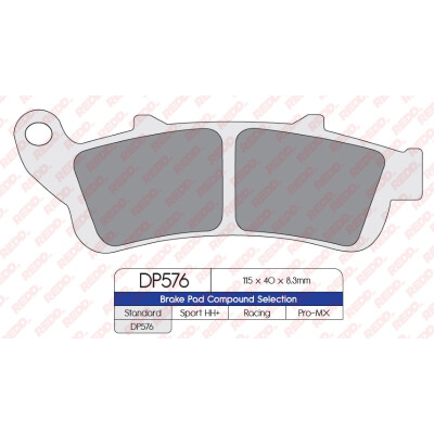 J. PASTILHA DE FREIO DP576