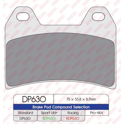 J. PASTILHA DE FREIO DP630