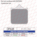 J. PASTILHA DE FREIO DP638
