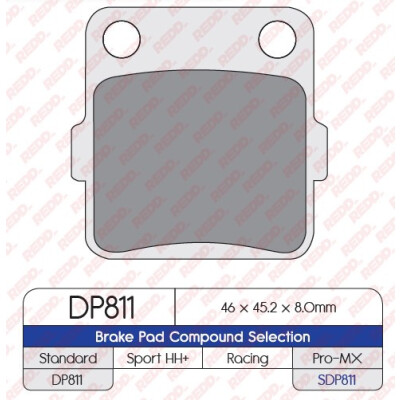 J. PASTILHA DE FREIO DP811