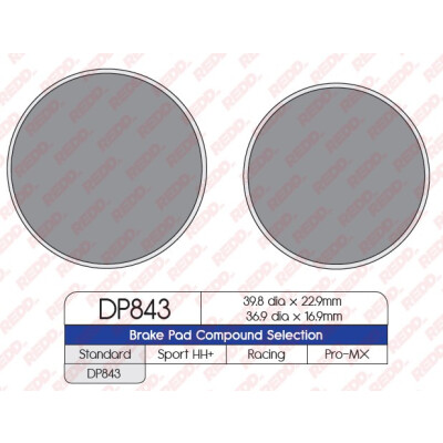 J. PASTILHA DE FREIO DP843