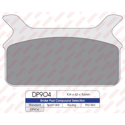 J. PASTILHA DE FREIO DP904