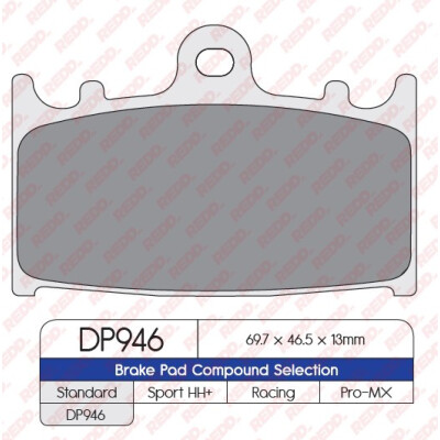J. PASTILHA DE FREIO DP946