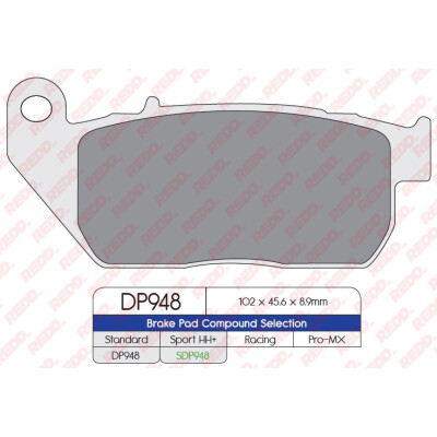 J. PASTILHA DE FREIO DP948