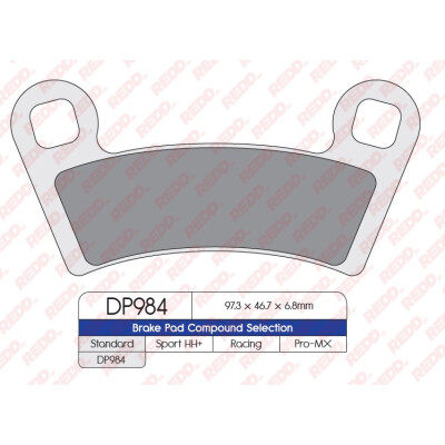 J. PASTILHA DE FREIO DP984