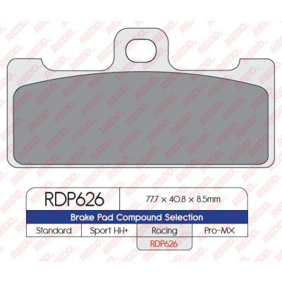 J. PASTILHA DE FREIO RDP626