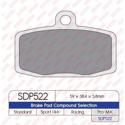 J. PASTILHA DE FREIO SDP522