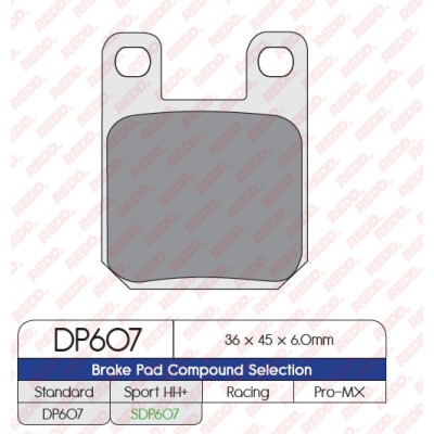 J. PASTILHA DE FREIO SDP607HH+