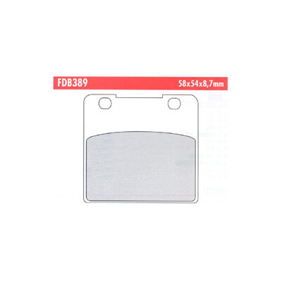 PASTILHA DE FREIO J. FDB389ST FERODO