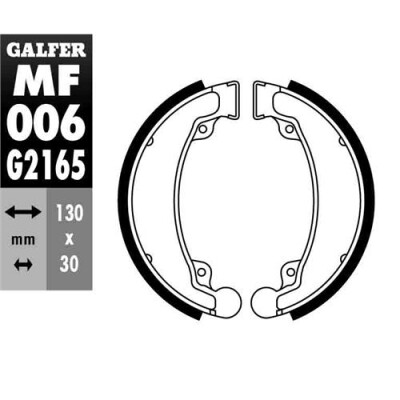 SAPATA DE FREIO MF-006 GALFER