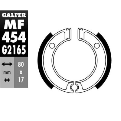 SAPATA DE FREIO MF-454 GALFER