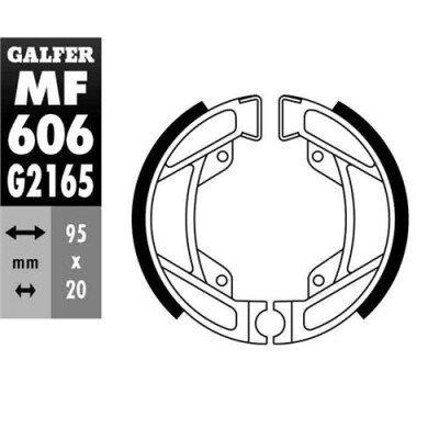 SAPATA DE FREIO MF-606 GALFER