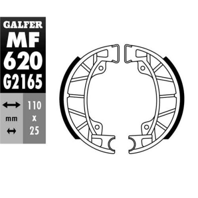SAPATA DE FREIO MF-620 GALFER