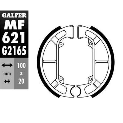 SAPATA DE FREIO MF-621 GALFER