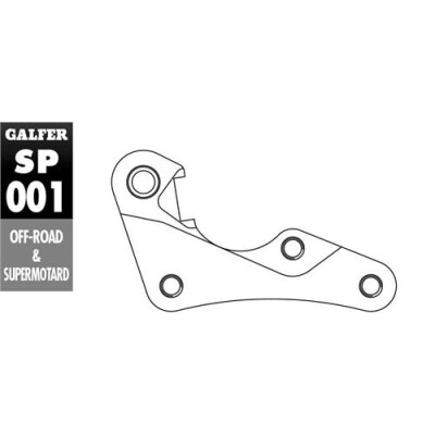 SUPORTE DE PINÇA GALFER HONDA 270