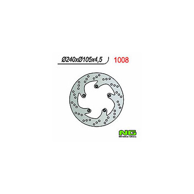 DISCO DE FREIO NG 1008 240X105X4.5
