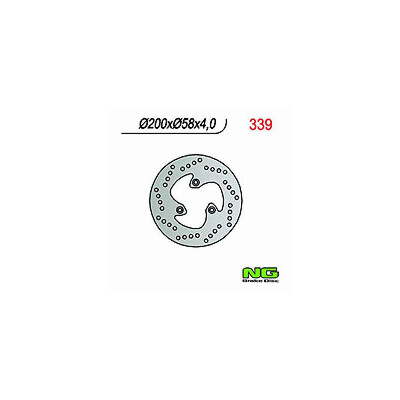 DISCO DE FREIO NG 339 200X58X4