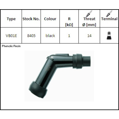 NGK VB01E 8405 TUBO DE VELA DE IGNIÇÃO
