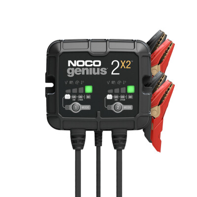 CARREGAMENTO DE BATERIA 6V/12V 2 ENTRADAS 4 AMP NOCO GENIUS2X2