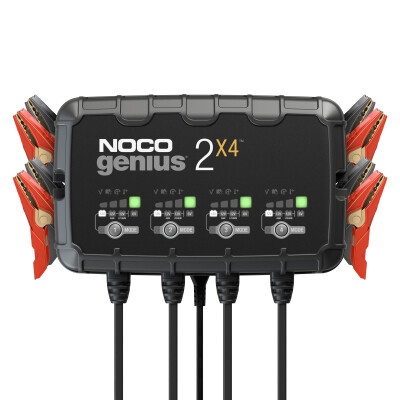 CARREGAMENTO DE BATERIA 6V/12V 4 ENTRADAS 8 AMP NOCO GENIUS2X4