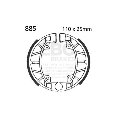 Kit de freio para motocicleta EBC 885