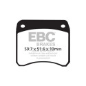 Pastilhas de freio esportivas sinterizadas EBC HH FA016HH