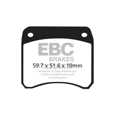 Pastilhas de freio esportivas sinterizadas EBC HH FA016HH