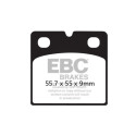 Pastilhas de freio orgânicas EBC FA018