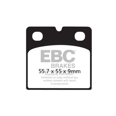 Pastilhas de freio orgânicas EBC FA018