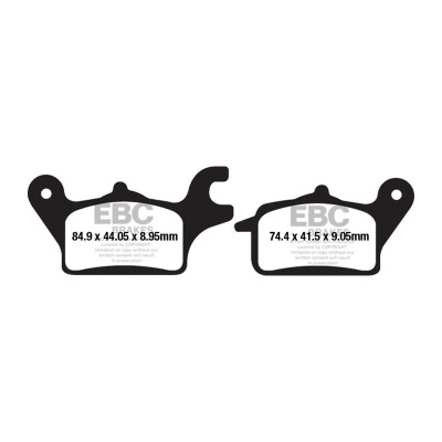 Pastilhas de freio orgânicas EBC FA086