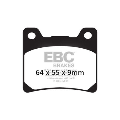 Pastilhas de freio sinterizadas EBC Sportbike FA088HH