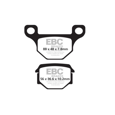 Pastilhas de freio orgânicas EBC FA093