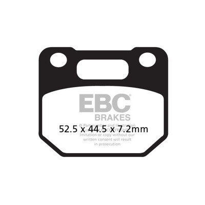 Pastilhas de freio orgânicas EBC FA110