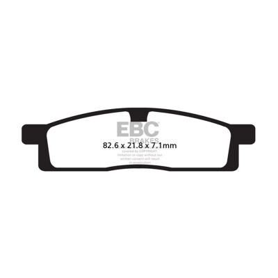Pastilhas de freio sinterizadas para motocross EBC FA119R