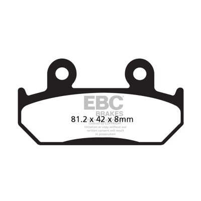 Pastilhas de freio esportivas sinterizadas EBC HH FA121HH