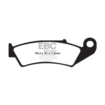 Pastilhas de freio sinterizadas para motocross EBC FA125R