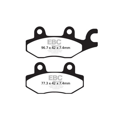 Pastilhas de freio orgânicas para motocross EBC FA125TT